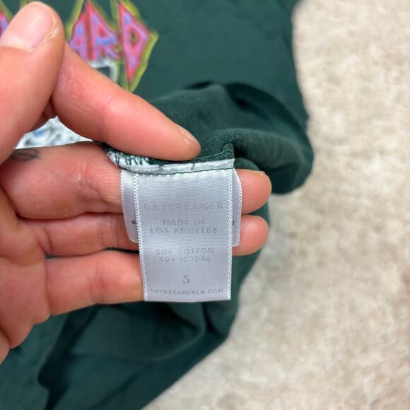 Daydreamer Def Leppard T Shirt Retro Too Late for Love Women's Small - Picture 9 of 10